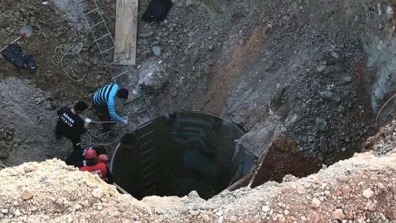 Adana'da göçük altında kalan işçinin cansız bedenine ulaşıldı!