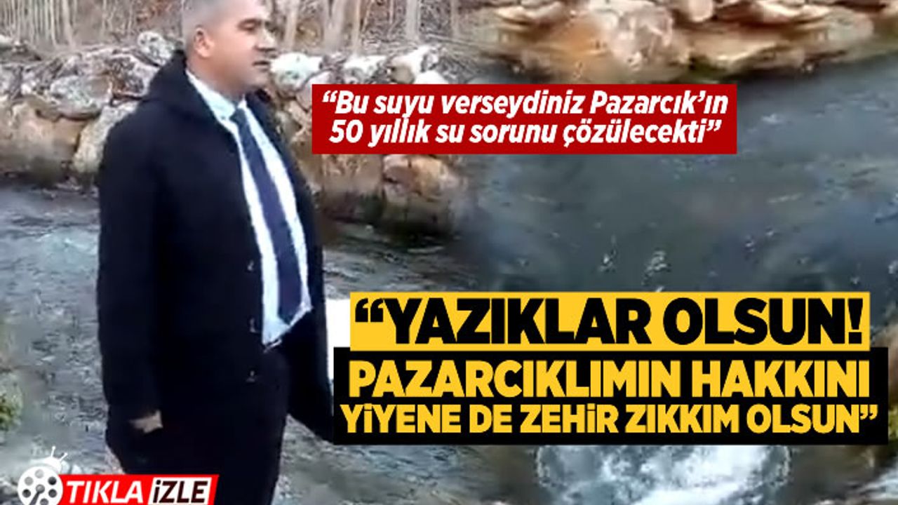 CHP'li Büyükşehir Meclis Üyesi Kaykı: Bu suyu verseydiniz Pazarcık’ın 50 yıllık su sorunu çözülecekti