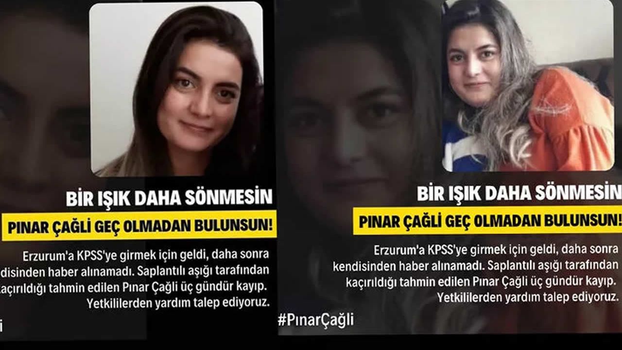 Erzurum’da haber alınamayan Pınar için sosyal medyadan yardım çağrısı başlatıldı