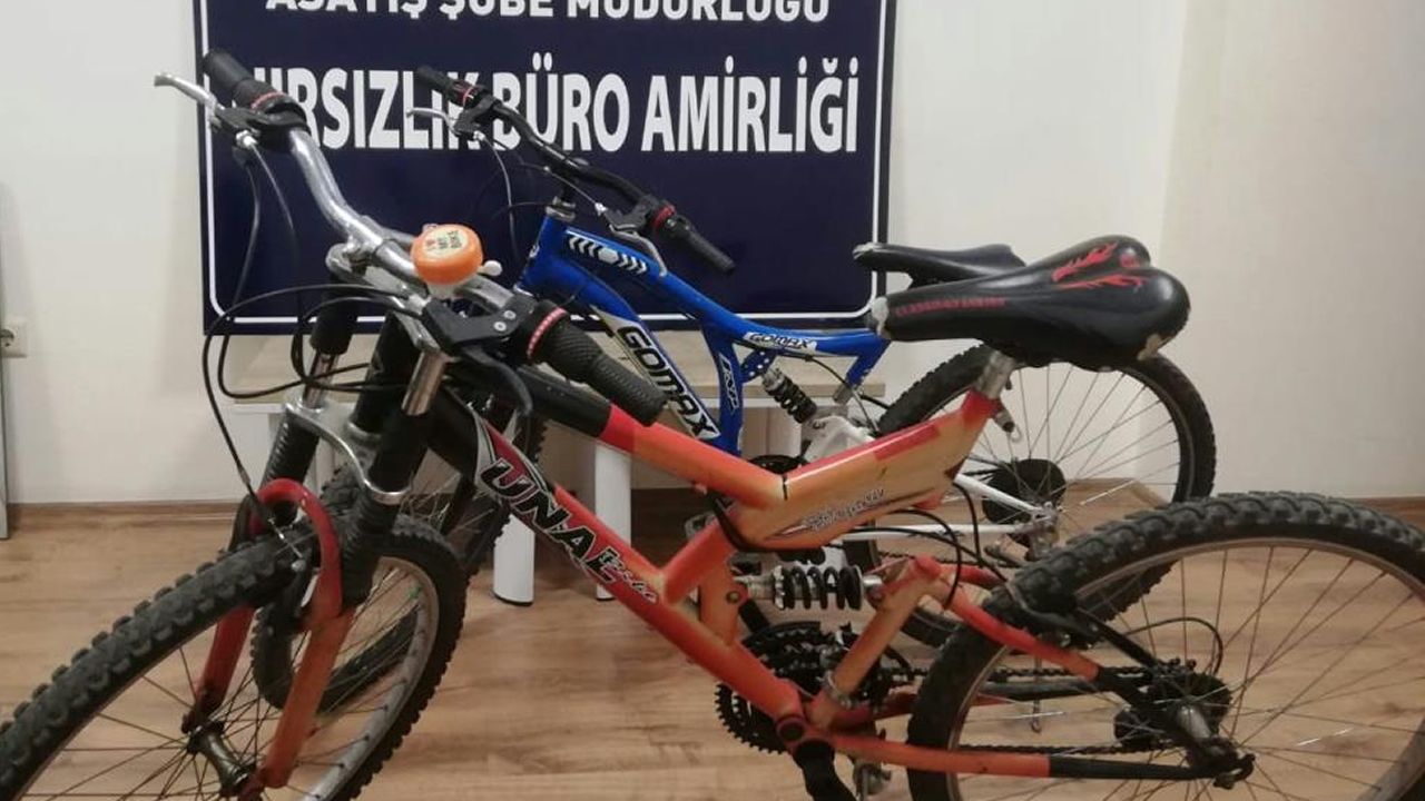 Kahramanmaraş'ta bisiklet hırsızları tutuklandılar!