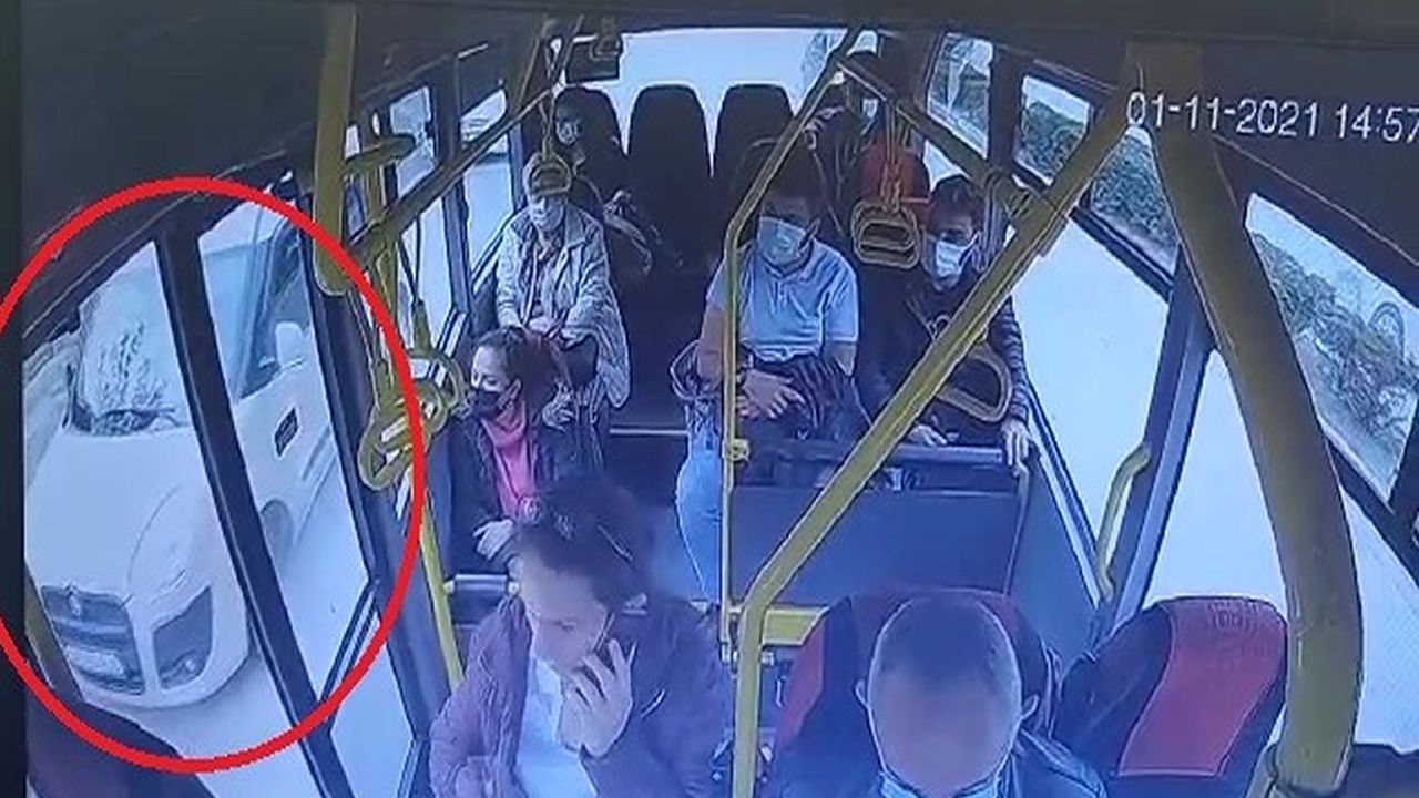 Altın hırsızlığı otobüs kamerası ile gün yüzüne çıktı