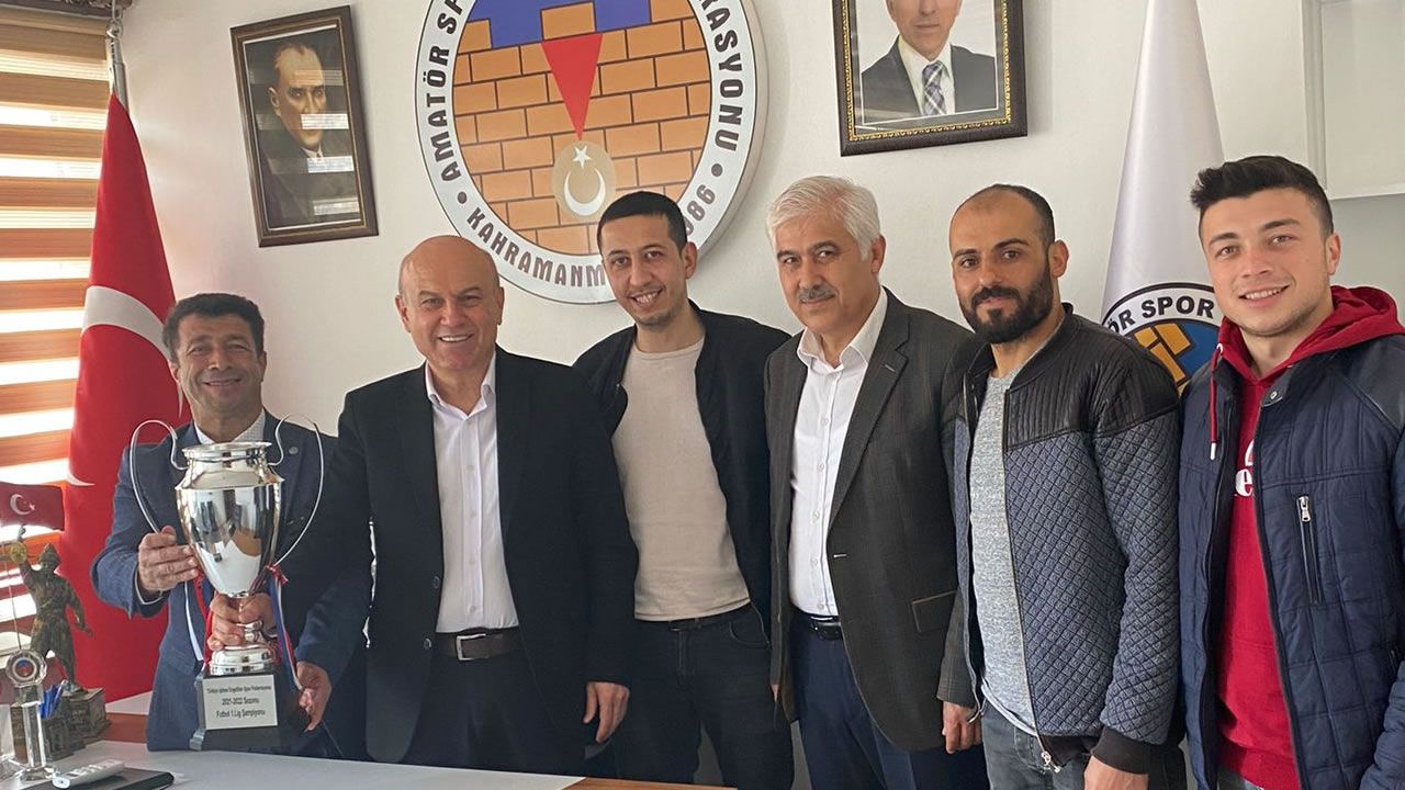 Şampiyon kulüp'ten ASKF Başkanı Karaoğlan'a ziyaret