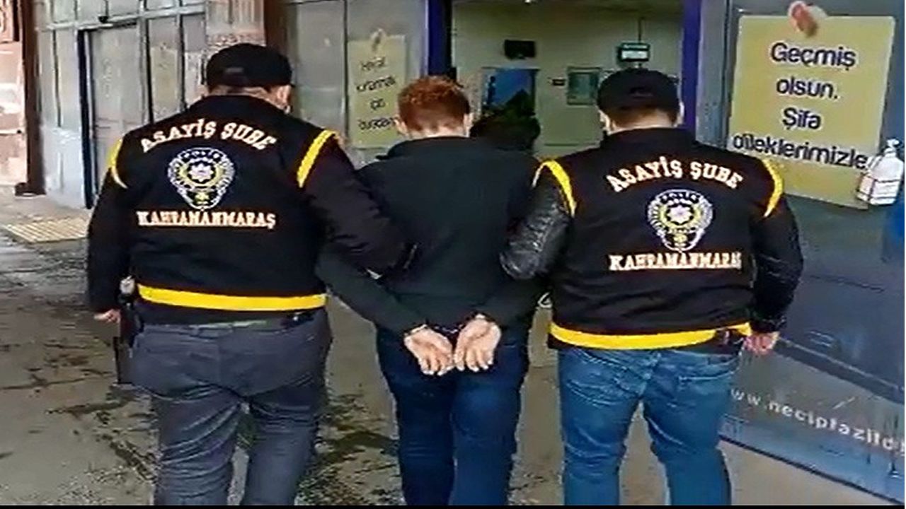 Kahramanmaraş'ta akü hırsızı tutuklanarak cezaevine gönderildi!