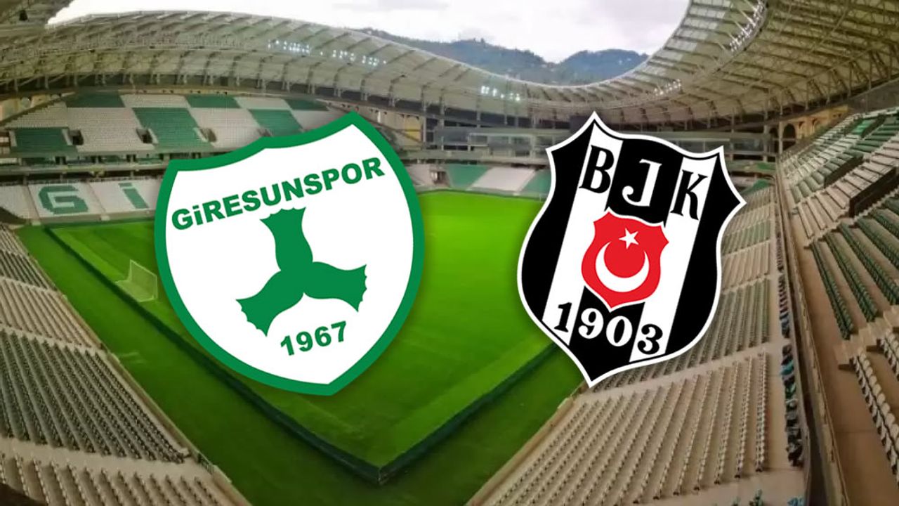 Giresunspor Beşiktaş (CANLI iZLE) Justin Tv Bein Sports HD Selçuk Sports HD Taraftarium24 Giresun BJK canlı maç izle