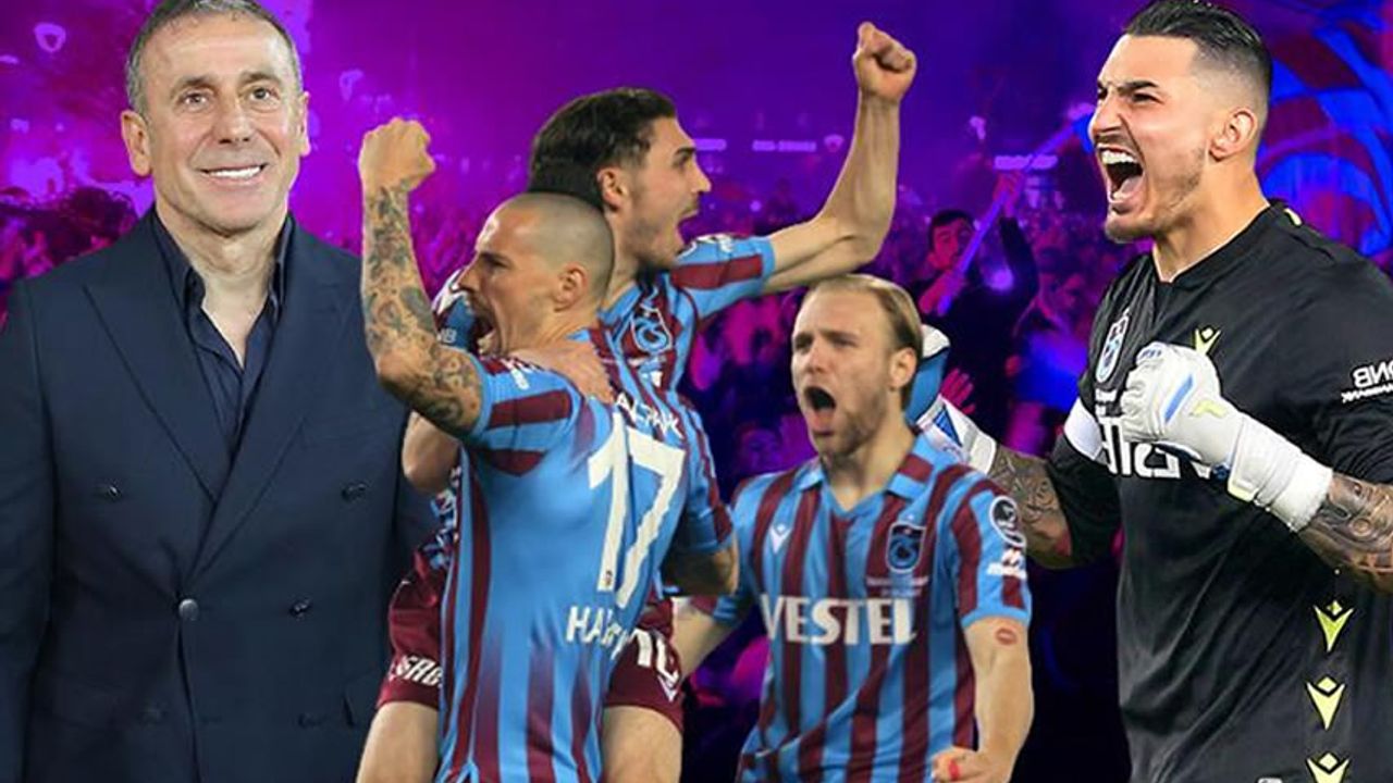 Süper Lig'de 2021-2022 sezonunun şampiyonu Trabzonspor oldu