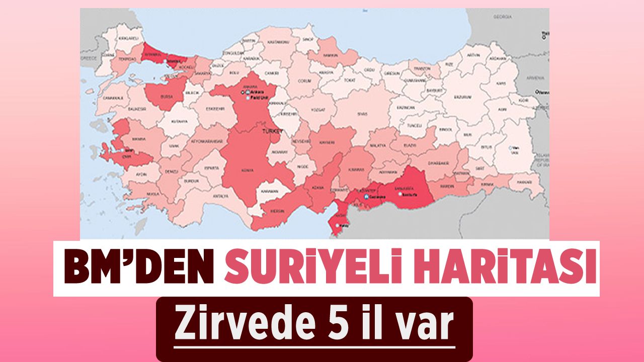 Türkiye'de en fazla Suriyeli o ilimizde!