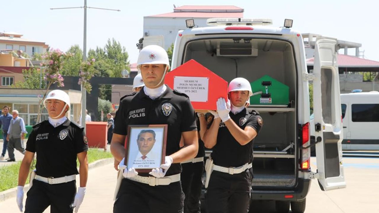 Kahramanmaraş'taki aile faciası! Polis memuru için tören düzenlendi