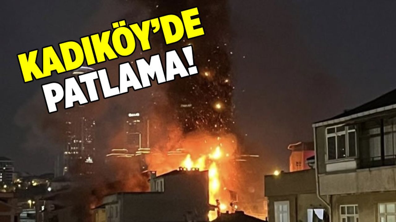Kadıköy'de binada doğal gaz patlaması