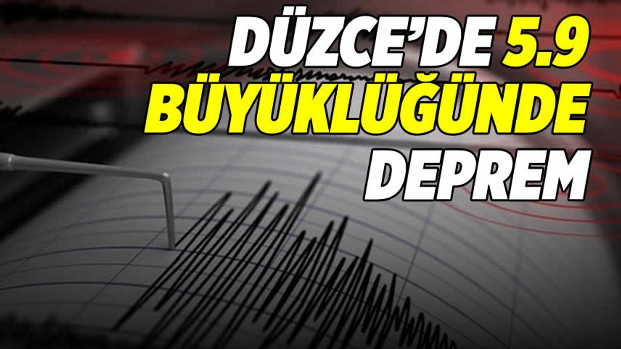 İstanbul ve Ankara'da hissedilen deprem meydana geldi! AFAD açıkladı, merkez üssü Düzce