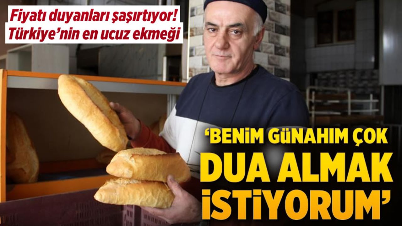 Türkiye'nin en ucuz ekmeğini satmaya başladı! Fiyatı duyanlar kuyruk oluşturdu: Tehdit ediliyoru