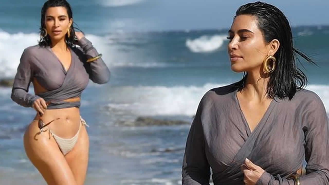 Kim Kardashian mükemmel görünmek için uğraşıyor!