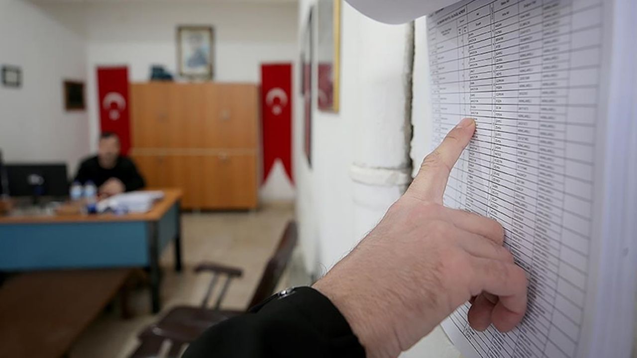 Seçmen listeleri Onikişubat'ta askıya çıkarıldı