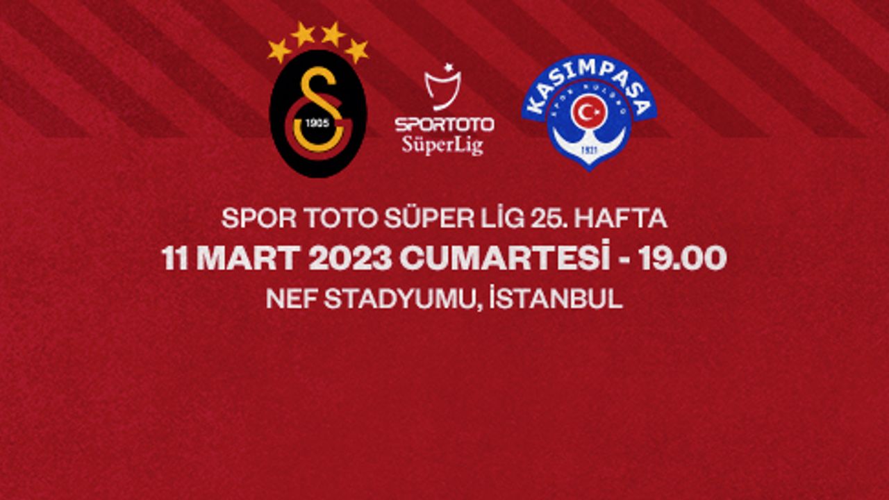 Galatasaray Kasımpaşa maçı canlı izle Şifresiz Taraftarium24 GS Kasımpaşa maçını canlı izle linki