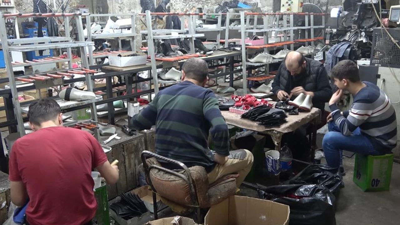 Kahramanmaraş'ta günde 30 bin çift ayakkabı üretiliyor! Türkiye'de ikinci sırada