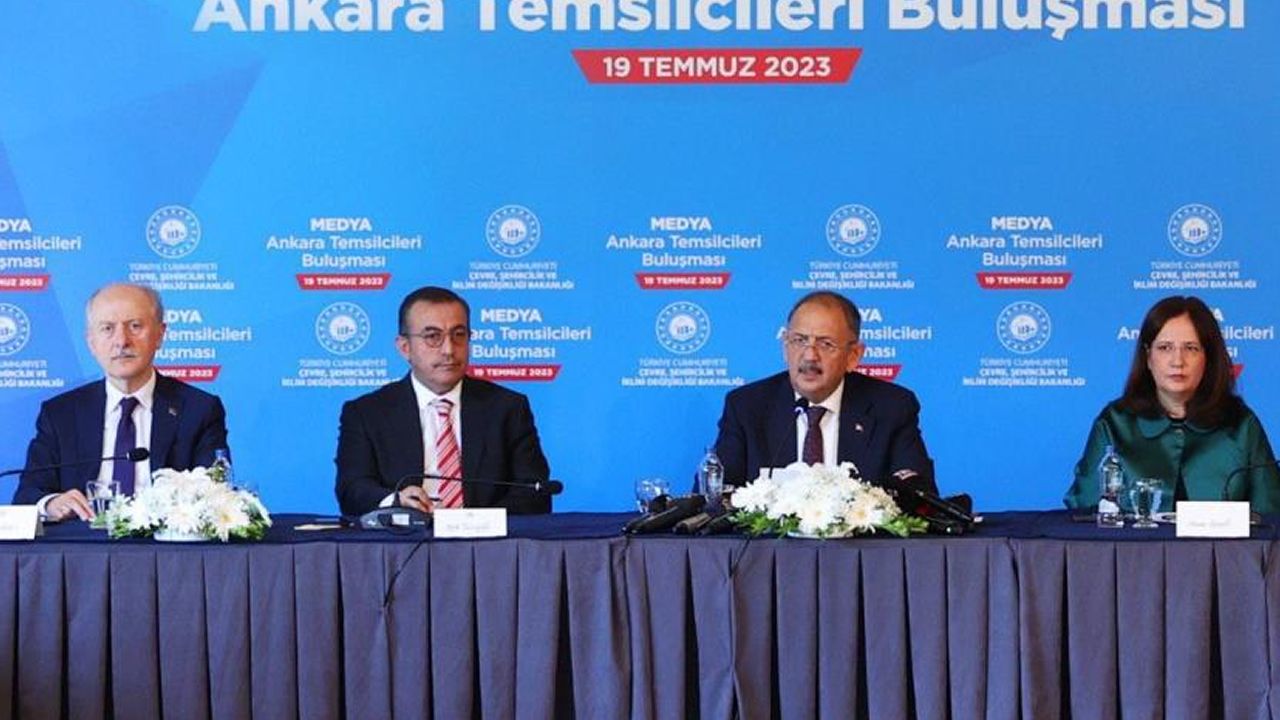 Bakan Özhaseki: “Cumhurbaşkanımız, ‘İstanbul'un depremine hazırlık anlamında Kanal İstanbul konutlarını kullanabiliriz’