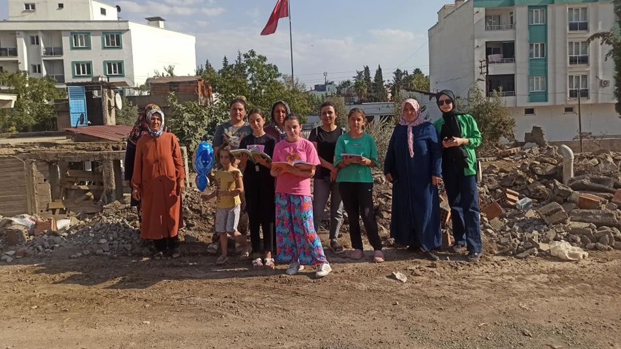 Kahramanmaraş'taki depremde okulu yıkılan mahalleli yenisinin yapılmasını istiyor