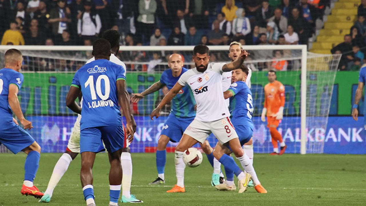 Galatasaray, Rize deplasmanından 3 puanla döndü