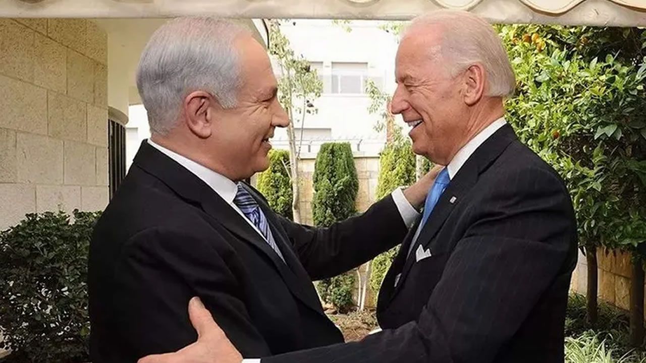 İsrail'e giden Biden'den skandal açıklama