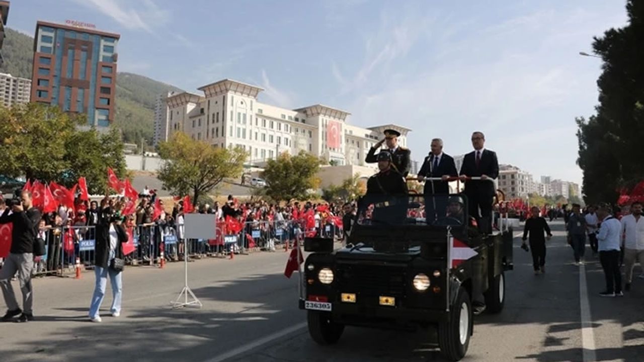 Kahramanmaraş'ta Cumhuriyet’in 100. yılı coşkuyla kutlandı