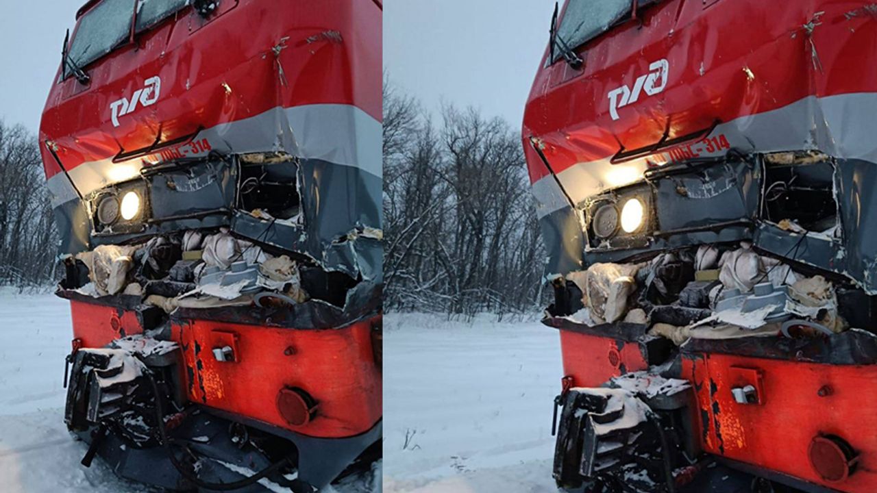 400 yolcu ölümden döndü! Rusya’da iki tren çarpıştı: 25 yaralı