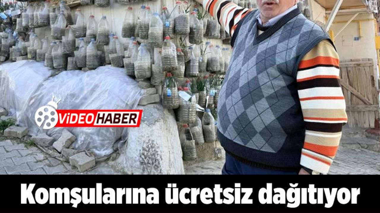 Tokatlı vatandaştan sıra dışı yöntem! Komşularına ücretsiz dağıtıyor