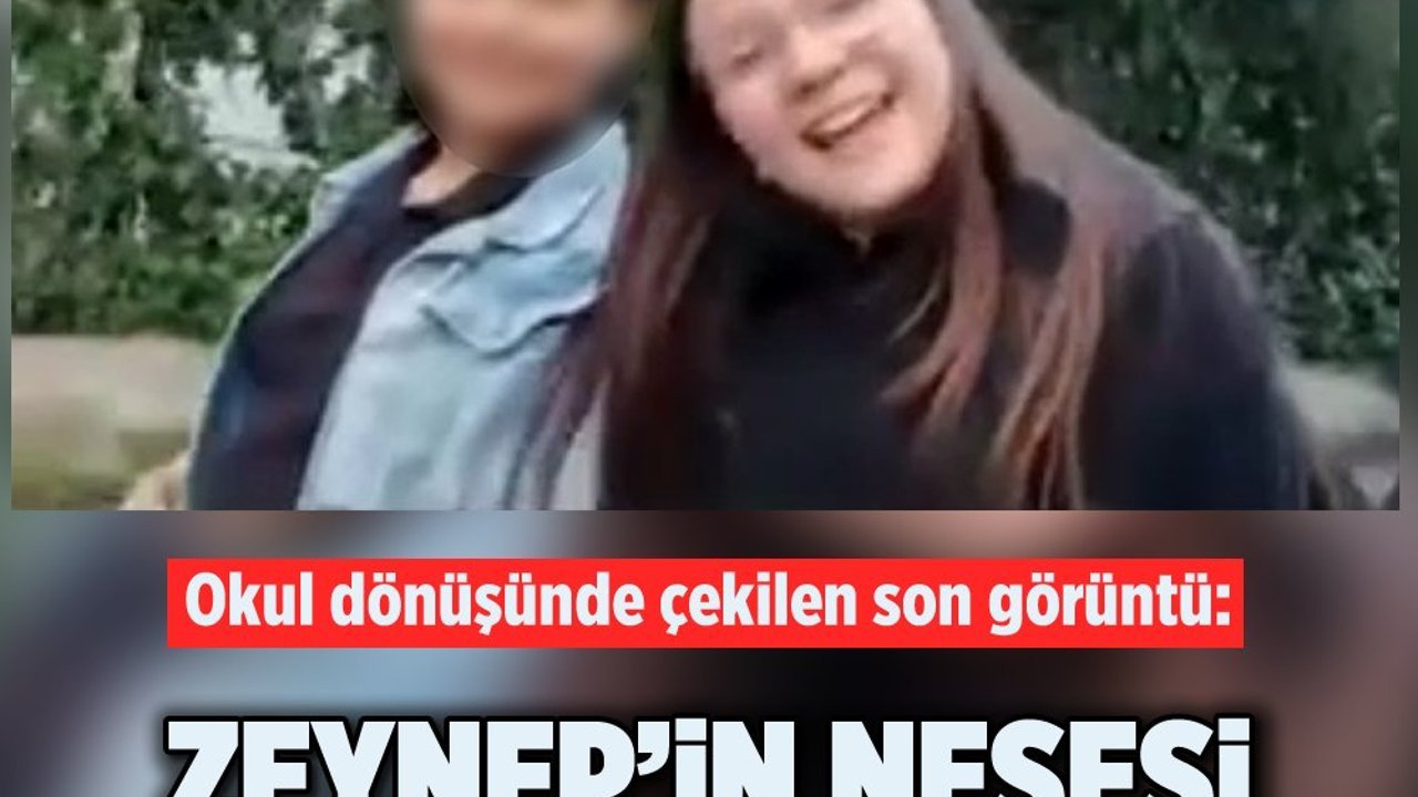 Okul dönüşünde çekilen son görüntü: Zeynep’in neşesi hafızalara kazındı