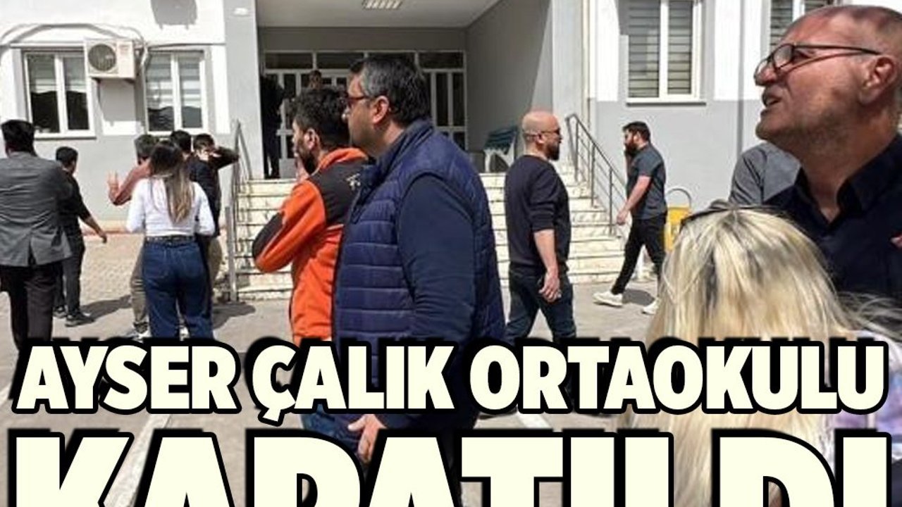 Ayser Çalık Ortaokulu kapatıldı! Eğitim ikili sistemle devam edecek
