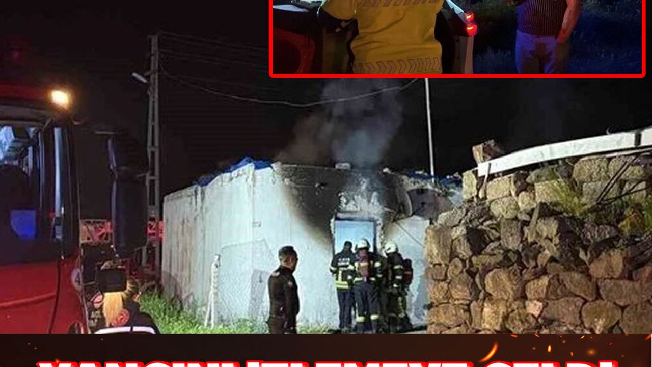 Yangını izlemeye geldi, 65 Bin TL cezayla döndü