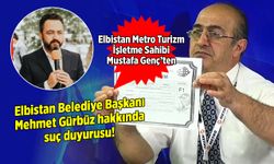 Elbistan Belediye Başkanı Mehmet Gürbüz hakkında suç duyurusu!