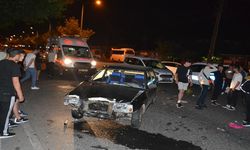 Çorlu'da gece yarısı gerçekleşen feci kaza, 2 yaralı