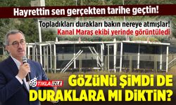 AKP'li Büyükşehir Belediyesi AKP'li İlçe Belediyesi'nin işçi duraklarını söküp kaldırıyor!