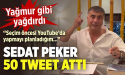 Sedat Peker 50 tweet attı: Yağmur gibi yağdırdı!