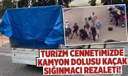 Kaçak göçmenleri Türkiye'nin turizm cennetine bıraktılar!