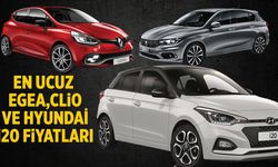 En ucuz Renault Clio, Fiat Egea, Hyunda i20 fiyatları değişti! ÖTV matrah düzenlemesi sonrası 5,5-19 arasında indirim