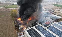 Denizli'de kimya fabrikasında yangın