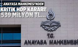 Anayasa Mahkemesi'nden HDP kararı! Oy çokluğuyla alındı