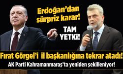 Erdoğan'dan sürpriz karar: Fırat Görgel'i il başkanlığına tekrar atadı! AK Parti Kahramanmaraş'ta yeniden şekilleniyor