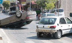 Kahramanmaraş'ta trafik kazası güvenlik kamerasında