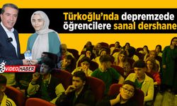 Türkoğlu’nda depremzede öğrencilere sanal dershane