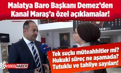 Malatya Baro Başkanı Demez: "Tutukluların çoğu tahliye oldu, şu an devlet memurları yargılanıyor"