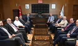 Fırat Görgel, TUSAŞ Yönetim Kurulu Başkanı Ömer Cihad Vardan'ı ağırladı