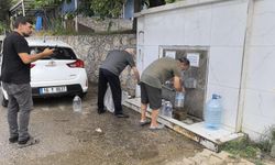 Bu köydeki çeşmeler kartla çalışıyor! Köyden su doldurup satanlara karşı teknolojik önlem aldılar