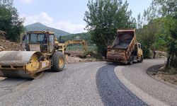 Andırın’da 6 mahalleye ulaşım sağlayan yol yenilendi