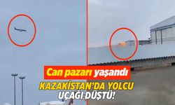 Kazakistan'da yolcu uçağı düştü