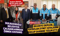 Başkan Akpınar'dan Ekiplerine Övgü! Kaybolan Ziynet Eşyaları Sahibine Teslim Edildi!