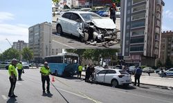Kahramanmaraş'ta direksiyon hakimiyetini kaybeden sürücü otobüse çarptı: 1’i ağır 9 yaralı