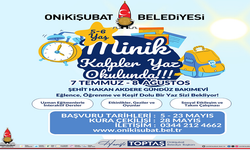 Onikişubat Belediyesi’nin ‘Minik Kalpler Yaz Okulu’na başvurular başladı