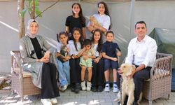 Kahramanmaraş’ta 7 Çocuklu Öğretmen Çift Tebessüm Ettirdi