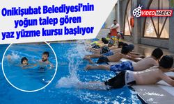 Onikişubat Belediyesi’nin yoğun talep gören yaz yüzme kursu başlıyor