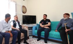 Başkan Toptaş’tan yaralı bölgeye moral ziyareti "Devlet tüm imkanlarıyla yanınızda" mesajı verdi